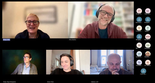 Screenshot of a Pelagios call